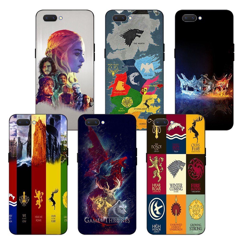 Luxury Game Of Thrones Soft Phone Case A3s A37 F1s F3 F5 F7 F11 Fashion Oppo F9 Phone Case Shopee Philippines