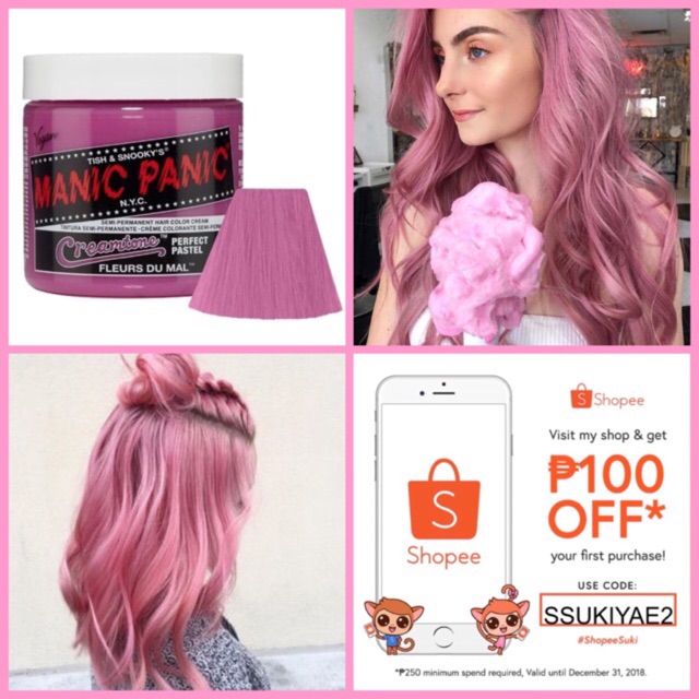 Manic Panic Fleurs Du Mal Hair Color Shopee Philippines