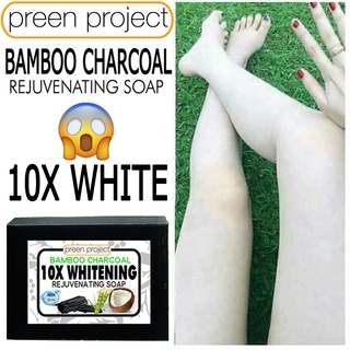 △[10X Whitening] Bleaching Rejuvenating Bamboo Charcoal Soap for skin Dark spot eraser Pimple Acne #1