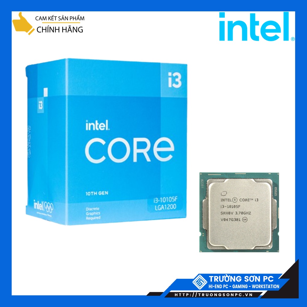 INTEL COREi3-10105F SRH8V 3.70GHz - PCパーツ