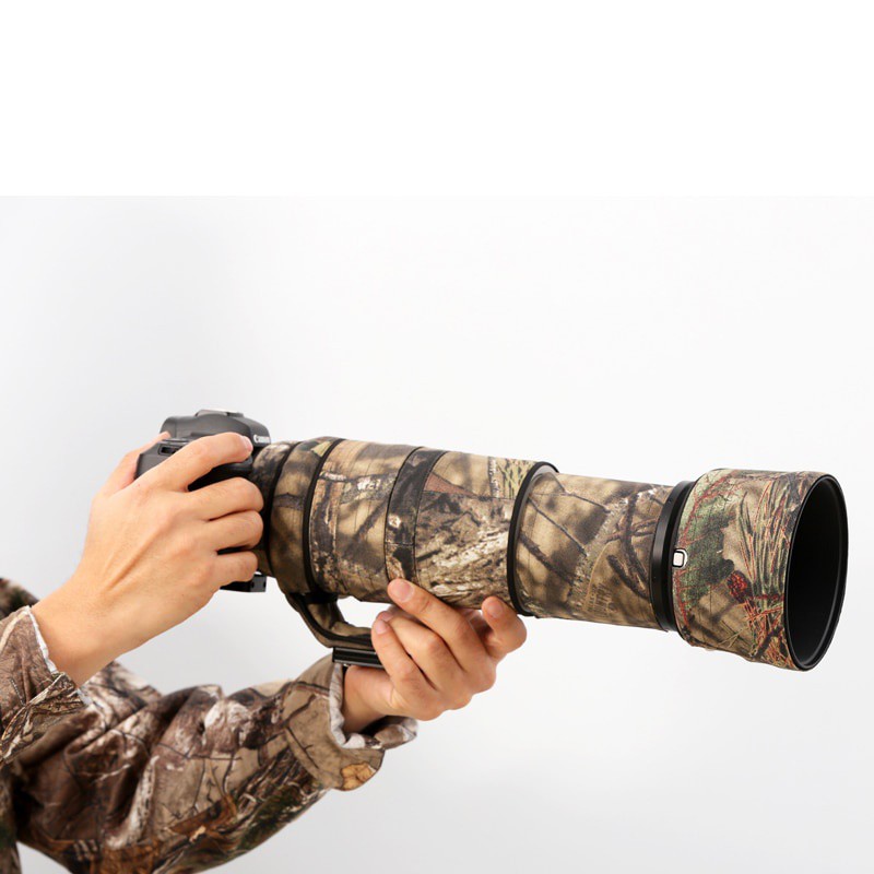 ROLANPRO Waterproof Lens Coat for Canon RF 100-500mm F/4.5-7.1 L is USM Camouflage Rain Cover 
