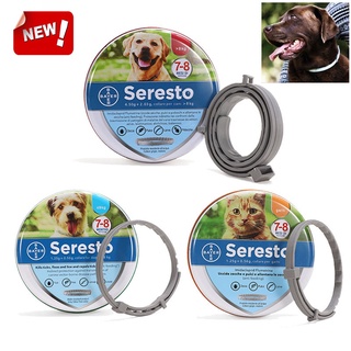 Bayer Seresto Retractable Deworming Dog Cat Collar 8 Month Flea Tick Prevention for Cats Dog Mosquit