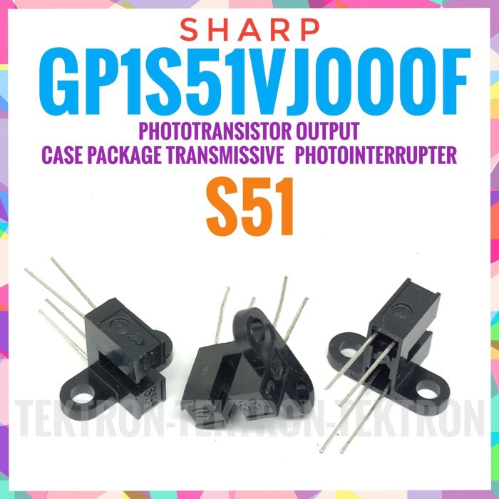 Sharp Optocoupler S51 GP1S51VJ000F gap 3mm opto photo interupter