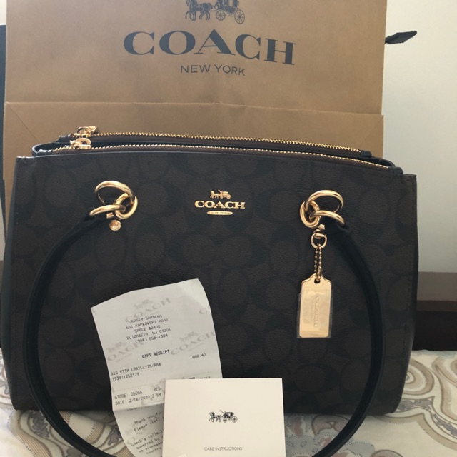 coach etta carryall