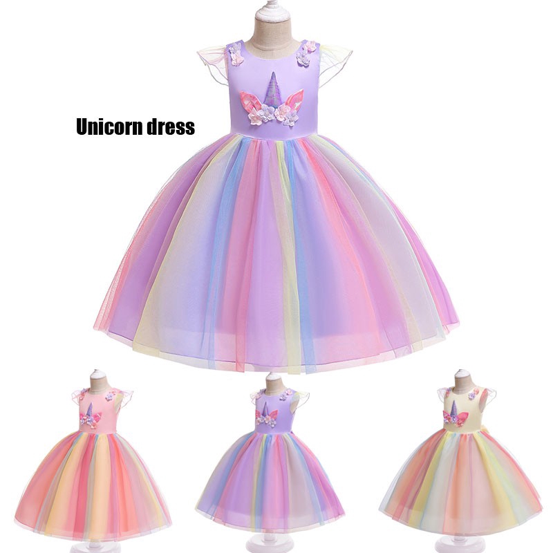 flower girl unicorn dress
