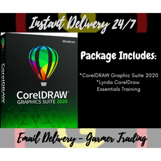 Tgs Coreldraw Graphics Suite With Lynda Coreldraw Essentials Training Shopee Philippines