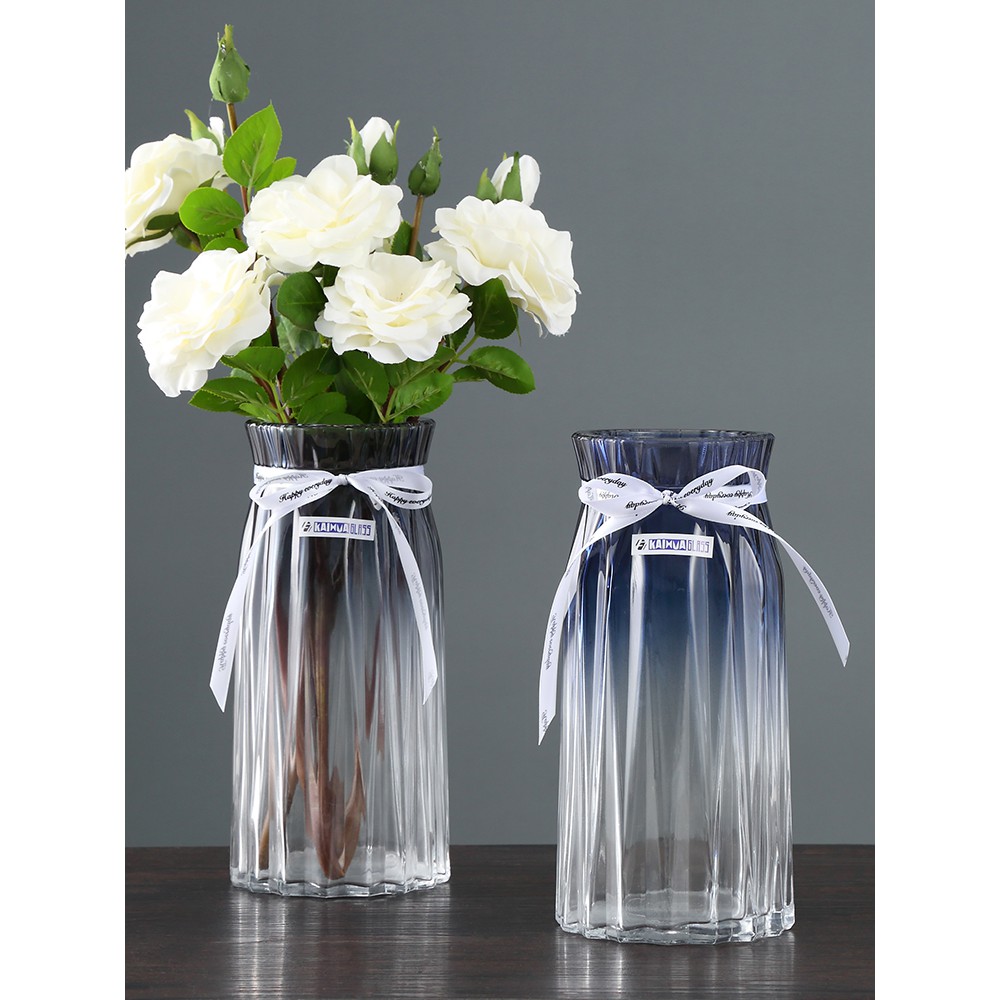 Stock Glass Vase High Grade Flowers Home Hotel Decoration