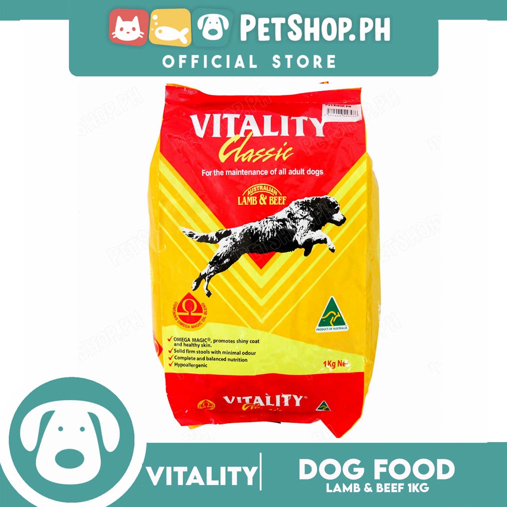 Vitality Classic Dog Food 1kg Super Premium Dog Food For Adult Dogs ...