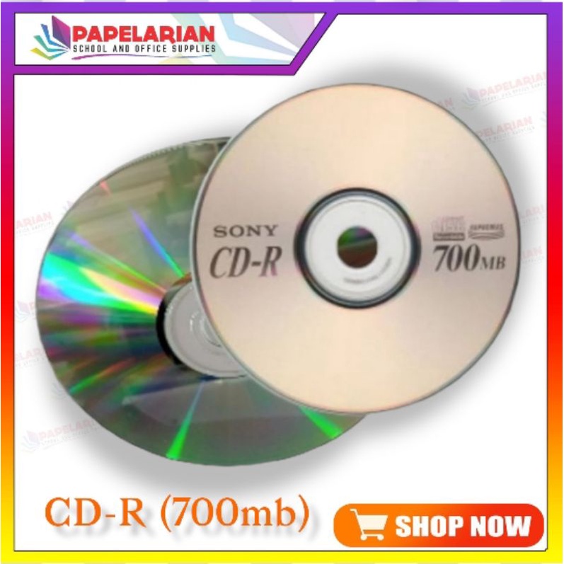 CDR (700MB) SONY COMPACT DISC RECORDABLE (BLANK) Shopee Philippines
