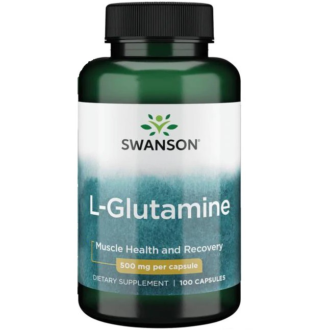 LGlutamine Muscle Health and Recovery 500mg 100 Capsules