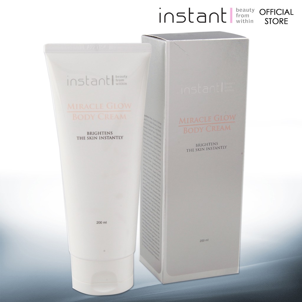 INSTANT Miracle Glow Body Cream 200ml SCMGBC Shopee Philippines