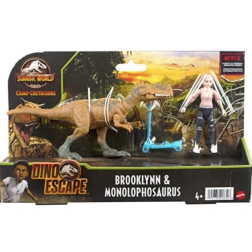 Mattel Jurassic World Human & Dino Pack Brooklynn Action Figures (HCL90