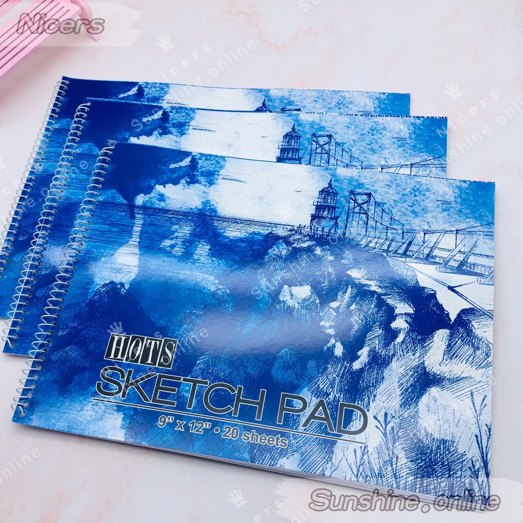 HOTS BIG Sketchbook Sketch pad W/spiral 20sheets Shopee Philippines