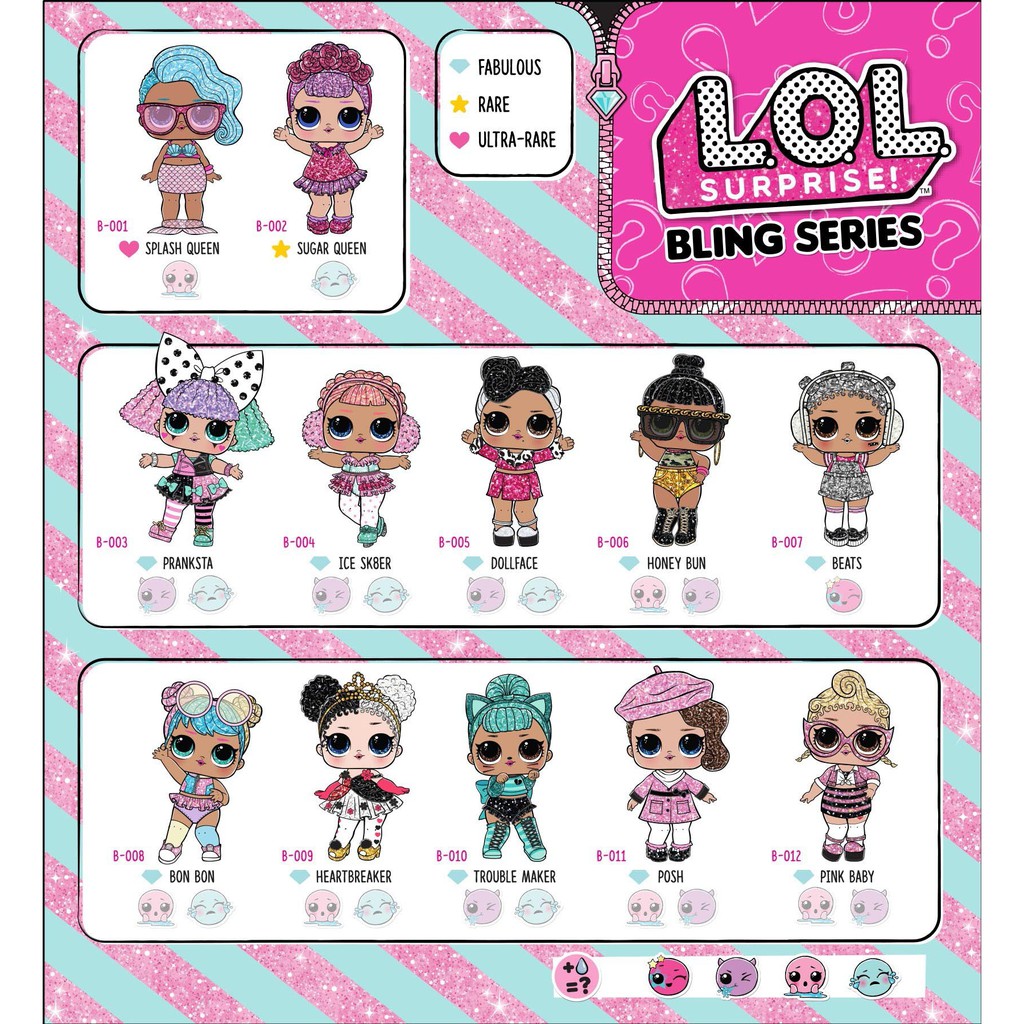 lol surprise dolls bling series