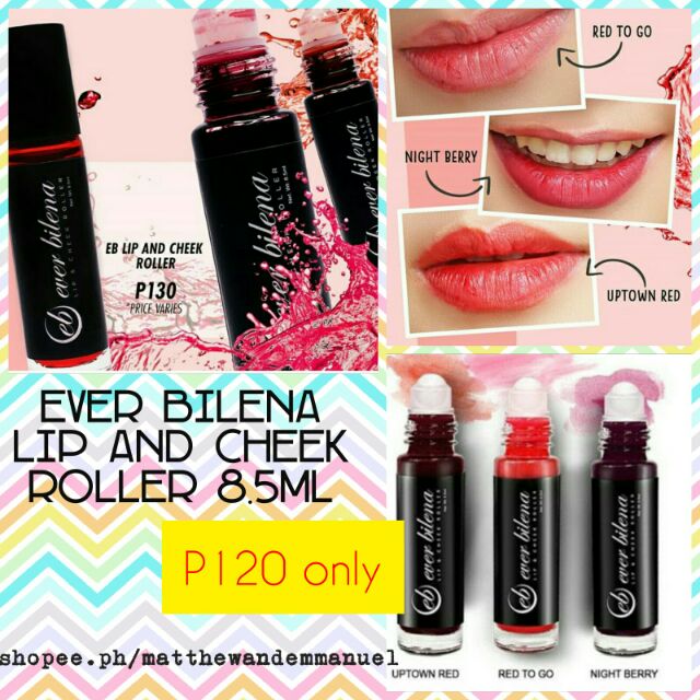 Ever Bilena Lip and Cheek Roller 8.5ml Shopee Philippines