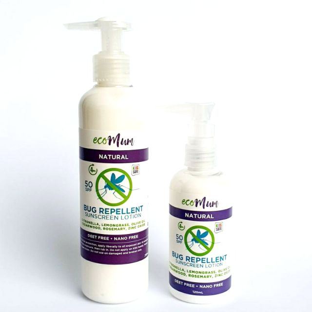 ECO MUM DEET FREE INSECT REPELLENT LOTION SPF 50 120ml Shopee Philippines