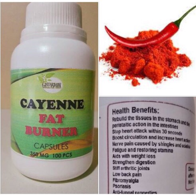 Cayenne Capsule 350mg/100pcs Shopee Philippines
