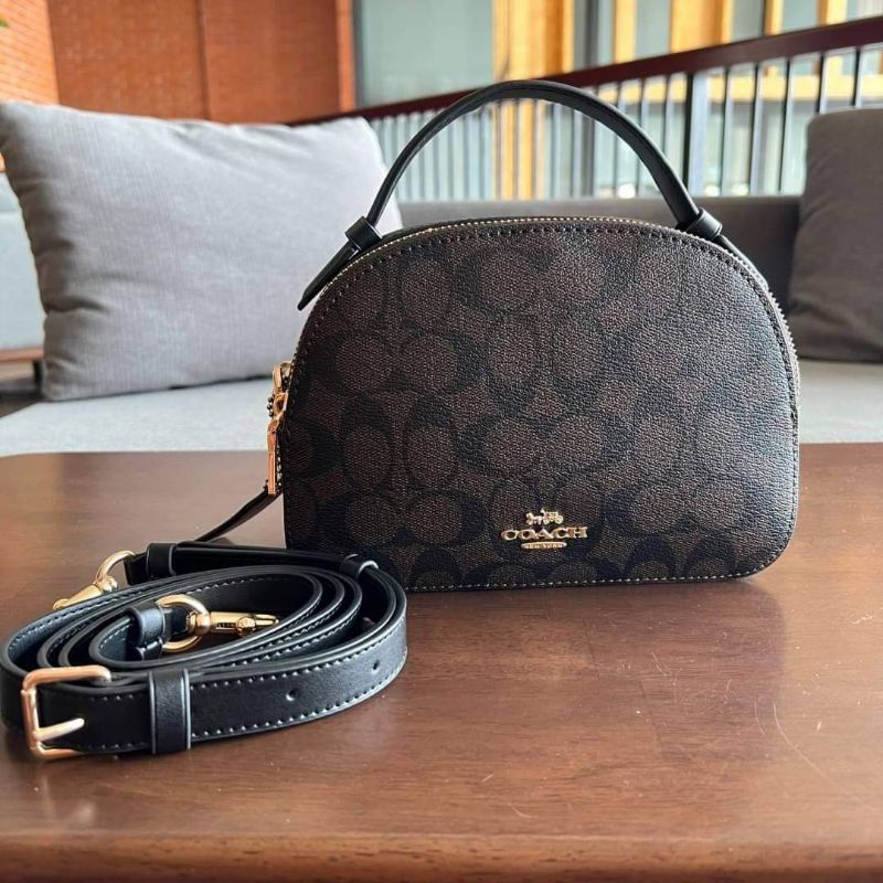 coach 1591 serena satchel in signature canvas