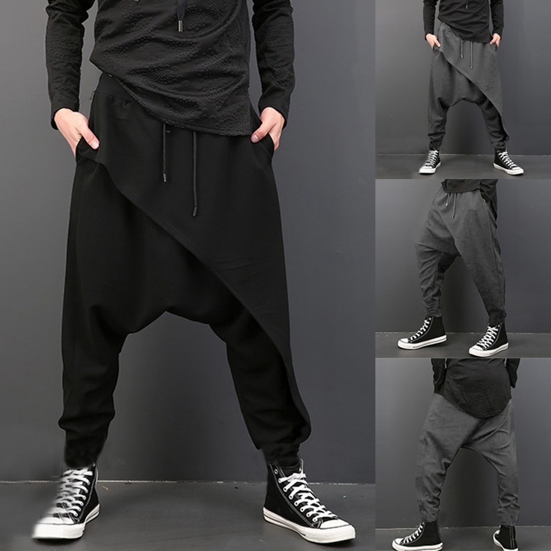 plus size drop crotch pants