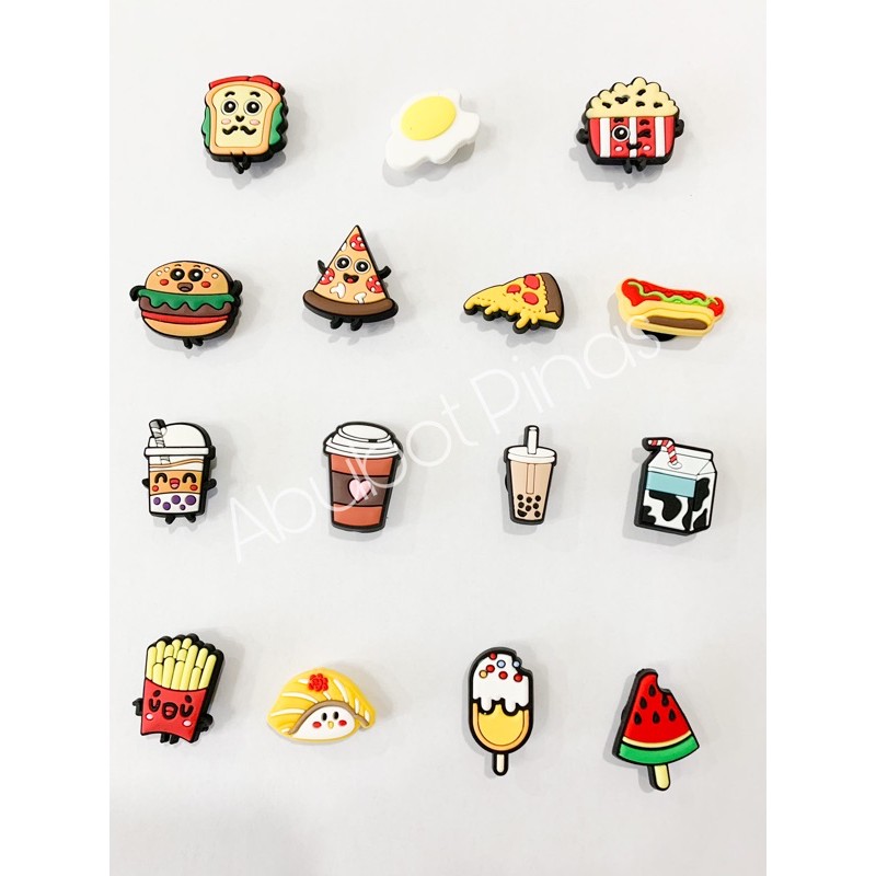 Jibbitz Charm yummy foodies design( high quality ) Shopee Philippines