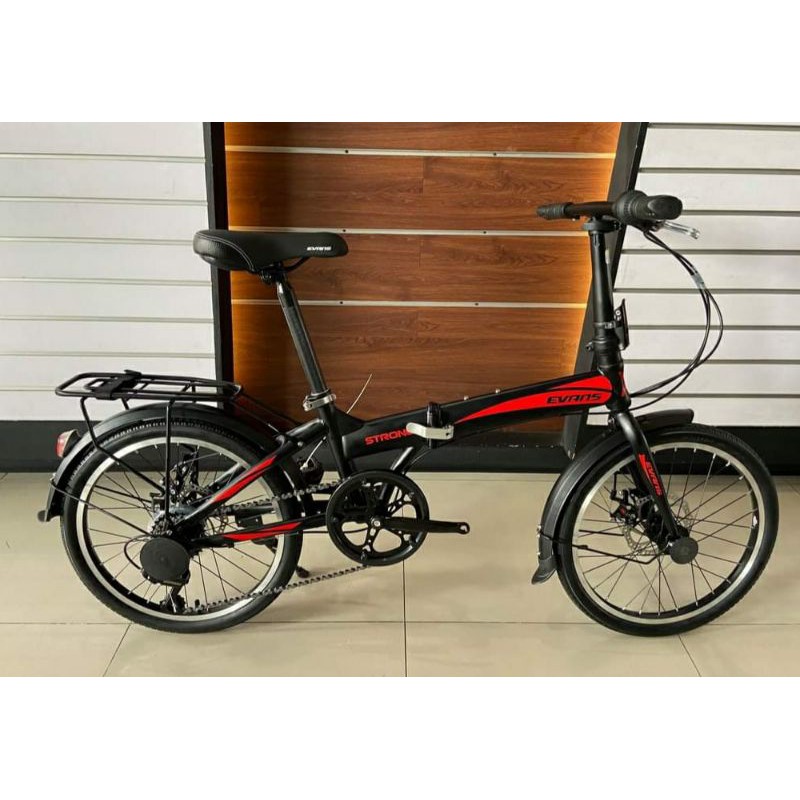 evans folding bike