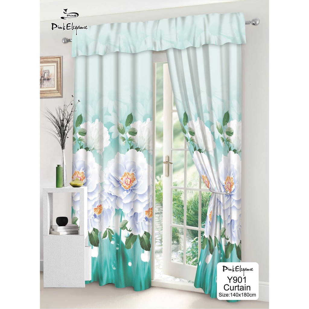 Korean Style Fashion Curtains For Window Or Home Decor No Ring Curtains Single Or 1 Panel Curtain Shopee Philippines
