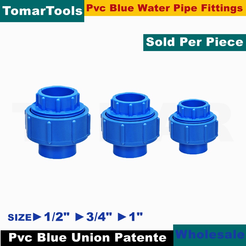 Pvc Blue Water Pipe Fittings Union Patente 1/2