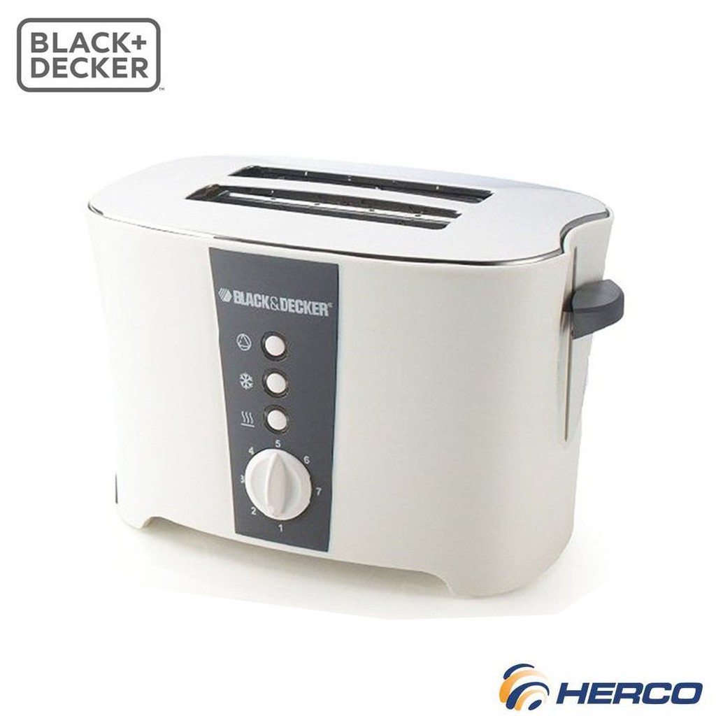 Black Decker 2 Slice Cool Touch Pop Up Toaster 800 Watt Et122 Shopee Philippines