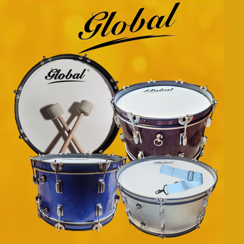 MARCHING BASS DRUM (20" X 10") GLOBAL Shopee Philippines