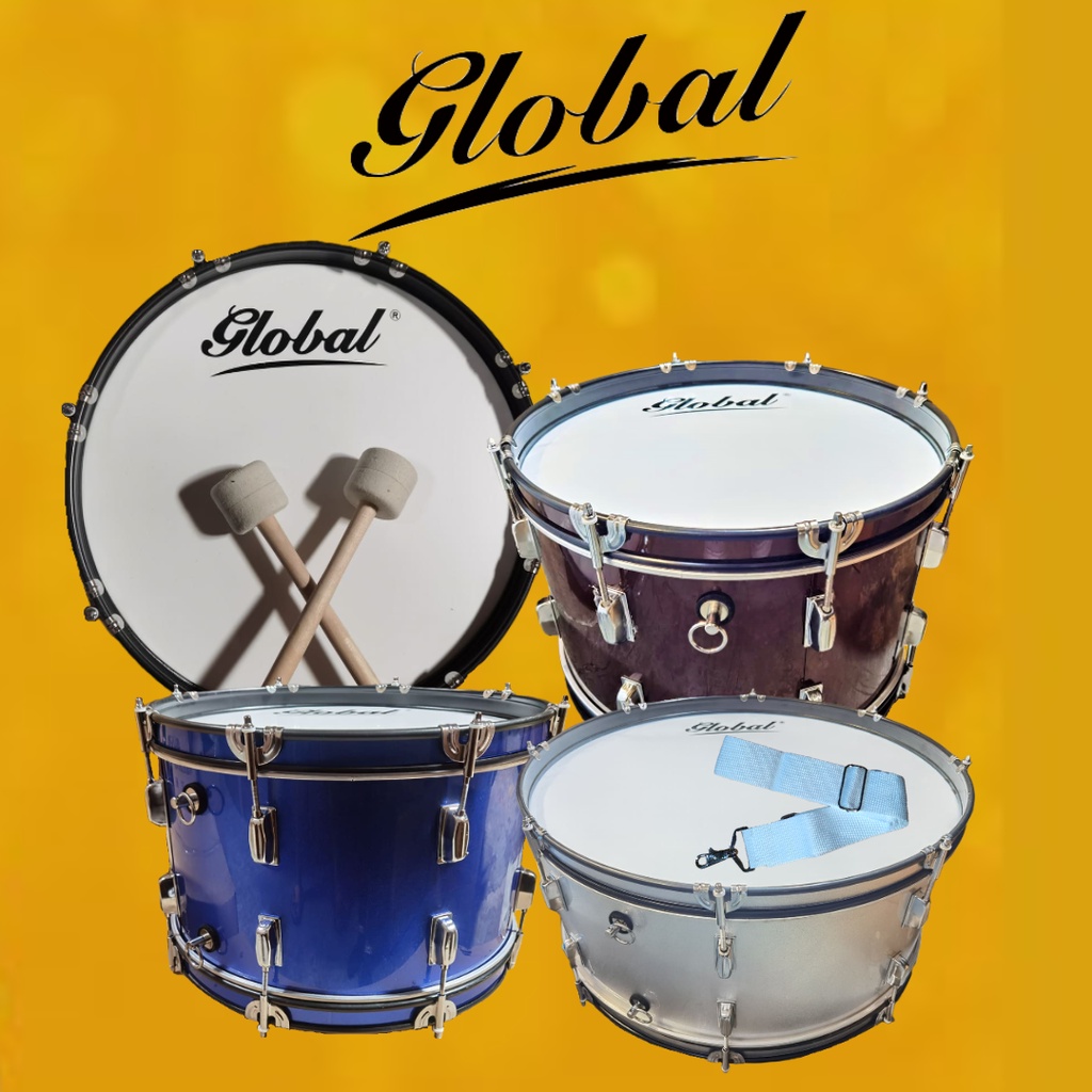 MARCHING BASS DRUM (20" X 10") GLOBAL | Shopee Philippines