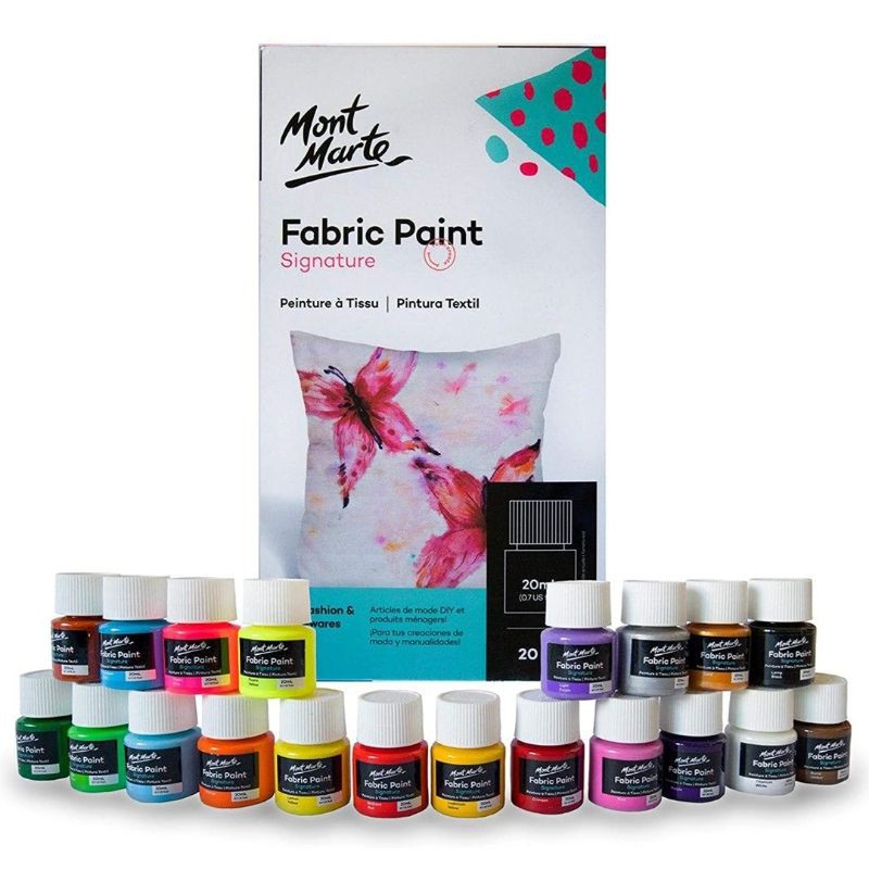 Mont Marte Fabric paint set 20pcs x 20ml Shopee Philippines
