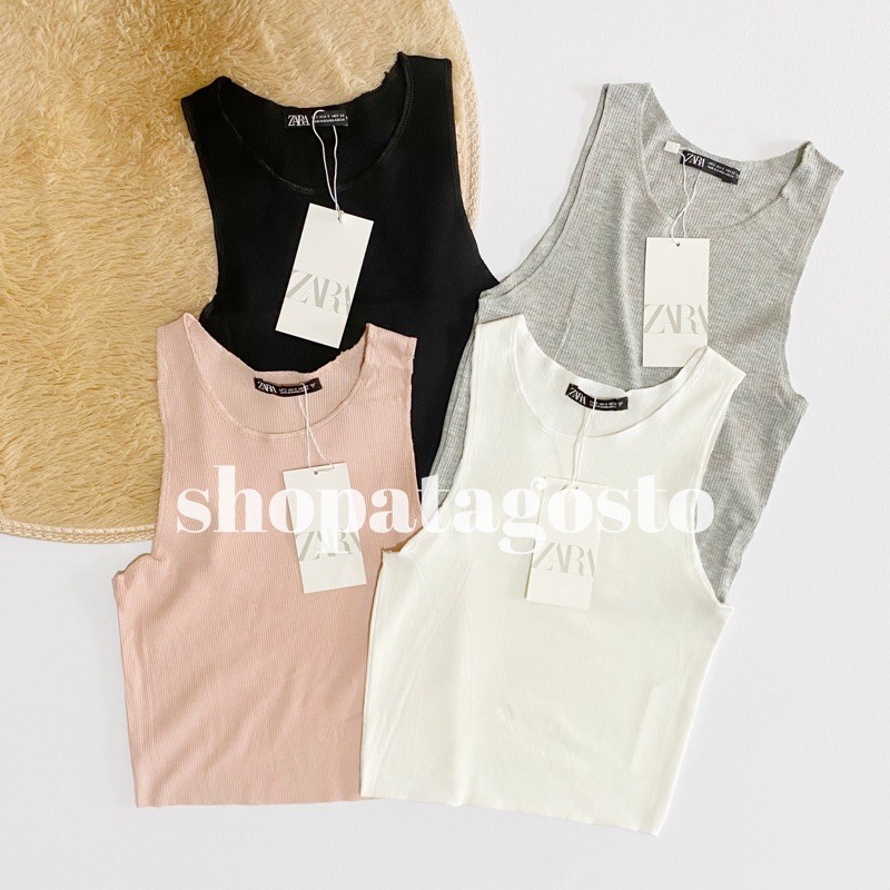 zara knit vest top
