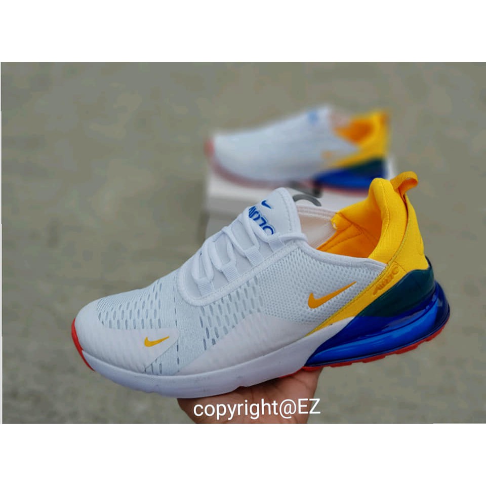 air max 270 yellow and white