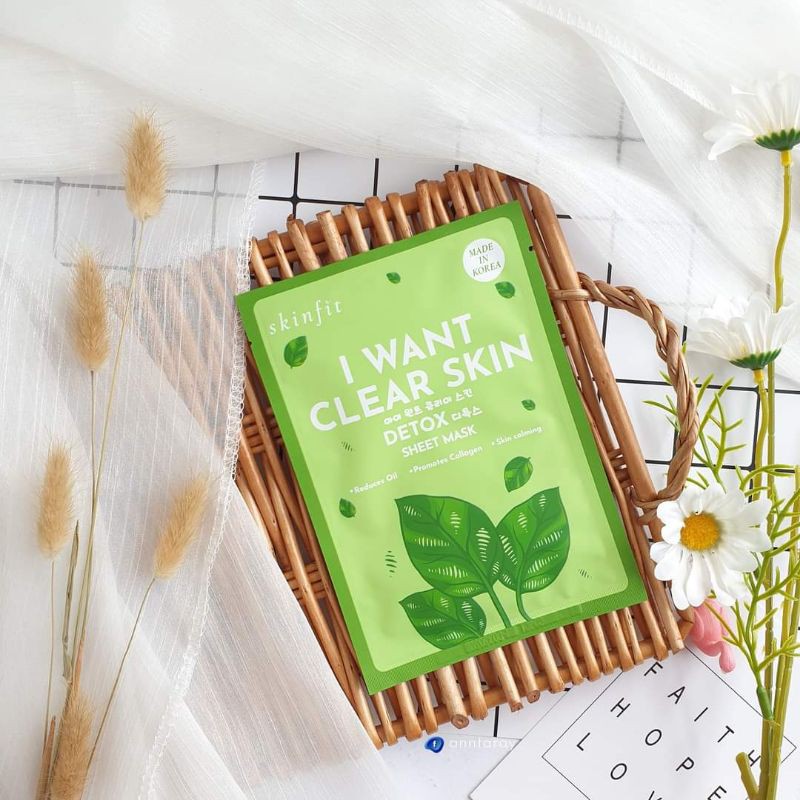 Skinfit I Want Clear Skin Detox Mask Shopee Philippines