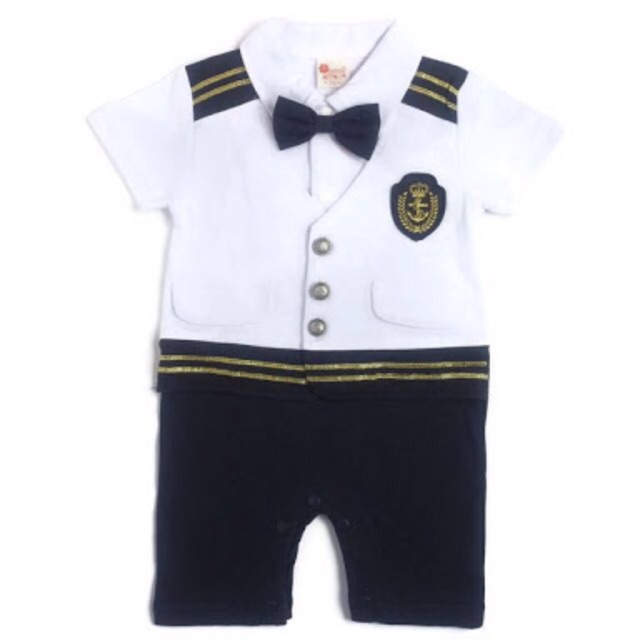 baby boy sailor christening outfit