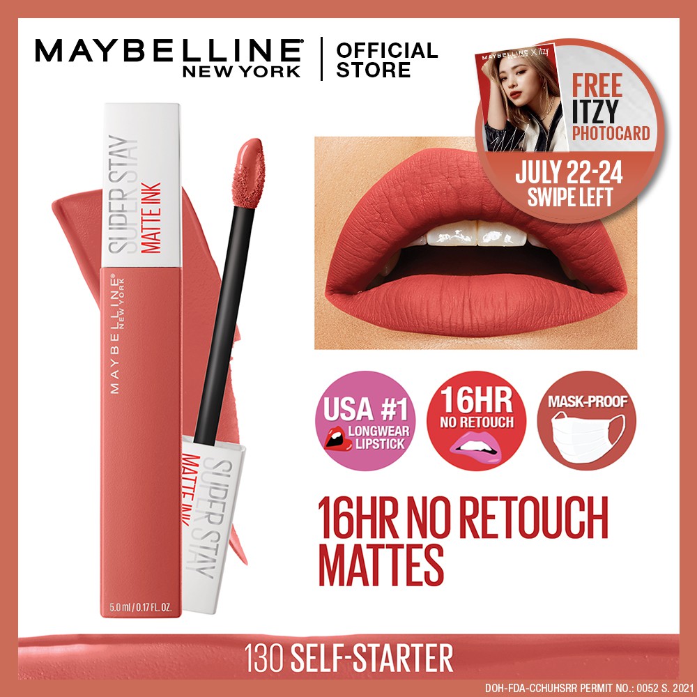 Maybelline SuperStay Matte Ink Liquid Lipstick [16HR Longwear