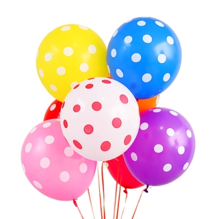 kumozawa 10 Pcs. Polka Dot Balloon Cake Supplies Happy Birthday Party Decoration Letter Foil Globos Balony Banner Baby Shower Balloons #4
