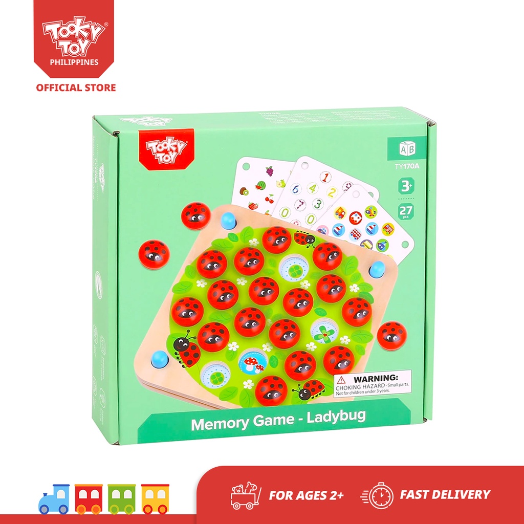 Tooky Toy Memory Game Ladybug | Shopee Philippines