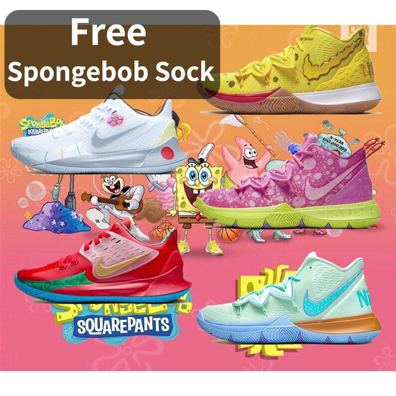 100% original Nike KYRIE 5 x Patrick Spongebob Patrick Star basketball  shoes | Shopee Philippines