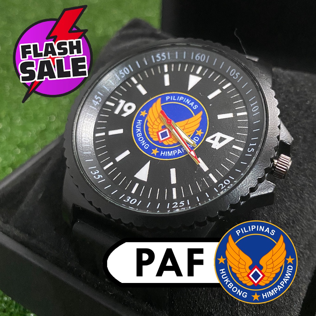 BROTHERHOODSTORE-PAF Philippine Airforce Force v1 High Quality Military Grade Rubber Strap High End 