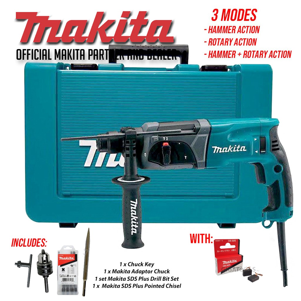 Makita HR2470X5 3Modes Rotary Hammer Drill 15/16" ( 780W ) with Makita