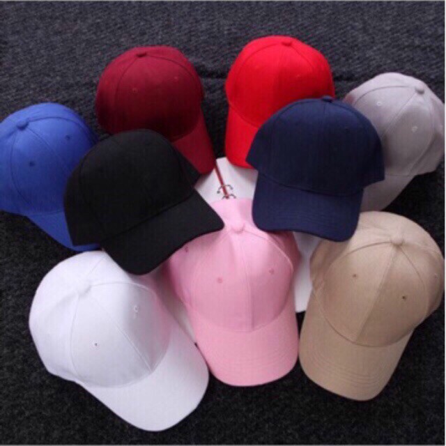 WILD FASHION Best Selling 8 Colors Plain Baseball Cap Unisex DC Hat