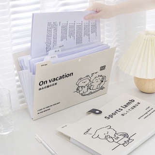 schoolhaul super cute collection expandable 8 pocket document expansion file holder divider folder #4