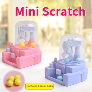 New Children's Prize Claw Toys Mini Clip Gumball Machine Small Capsule Machine Catch Machine Educational Capsule Toy 2Nd