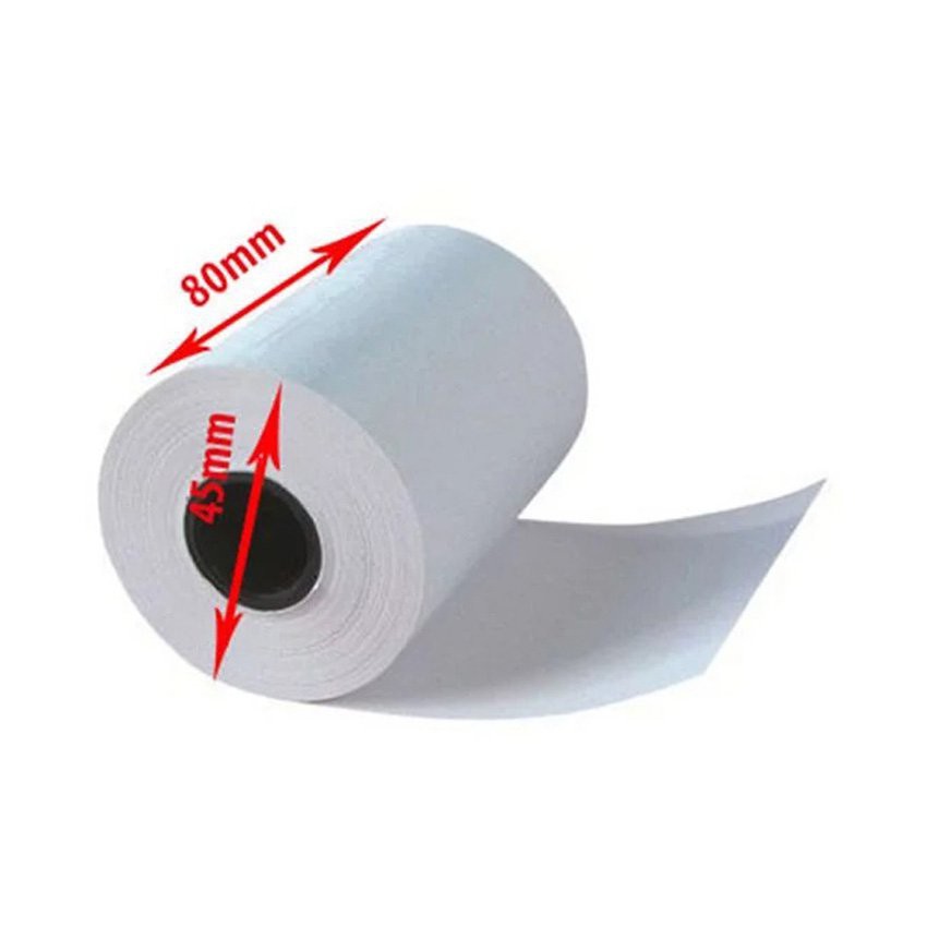 Combo 100 rolls of K80 bill printing paper (80mm) Shopee Philippines