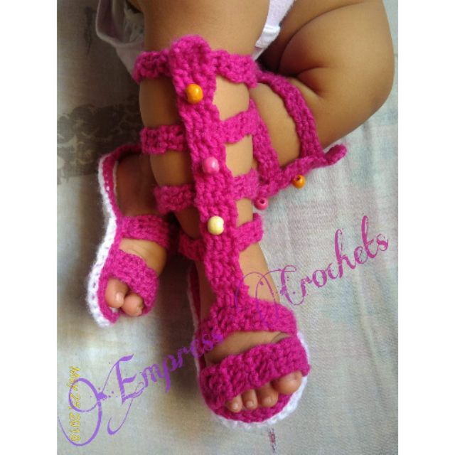 newborn gladiator sandals