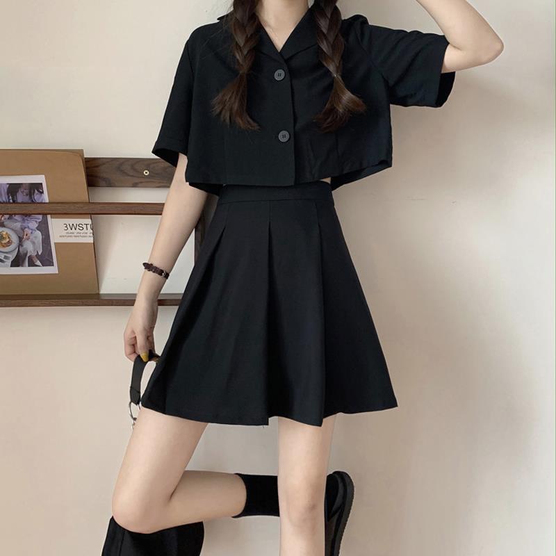 Cute Korean Black Outfit 