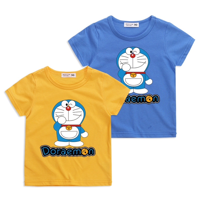 Ready Stock** New Summer Kids Top Baby Clothes Short Sleeve Boys Clothing Doraemon  Cartoon T-shirt (Wholesale Is Available) | Shopee Philippines