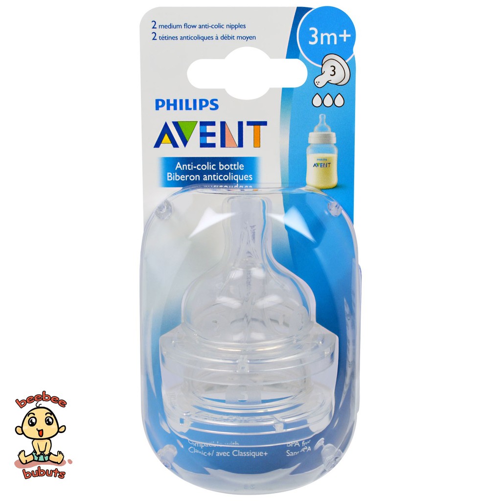 avent classic nipple medium flow