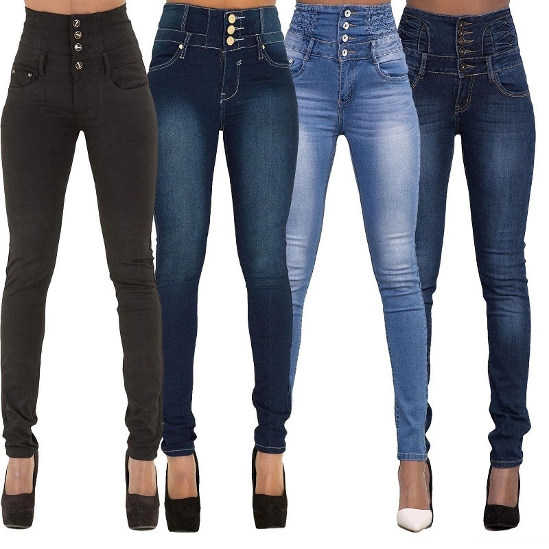 high stretch jeans